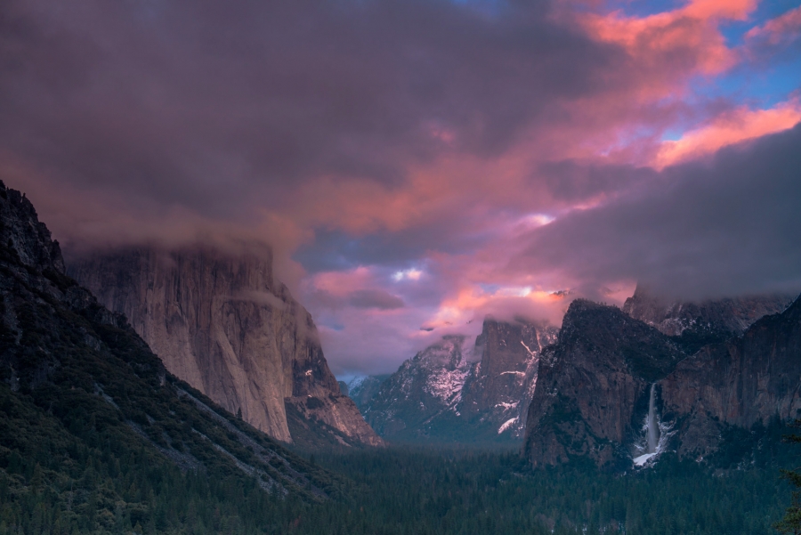 Tunnel View Sunset
