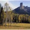 Chimney Rock and Courthouse Mountain with Frame +