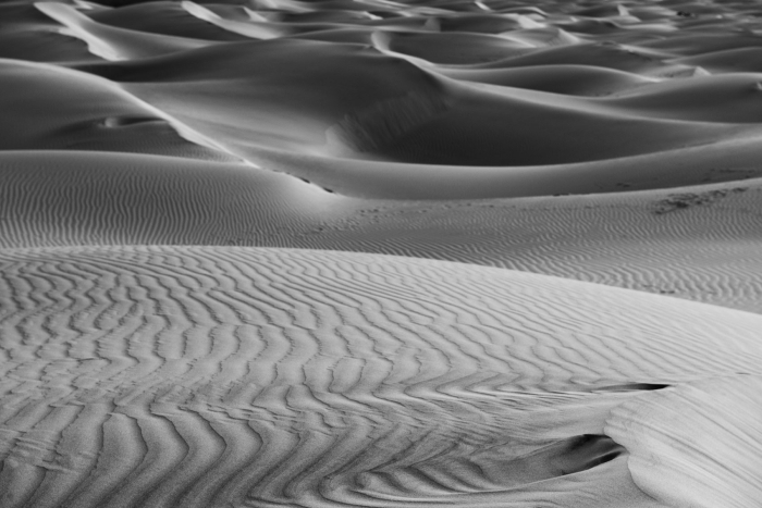 Contours and Waves at Mesquite Dunes