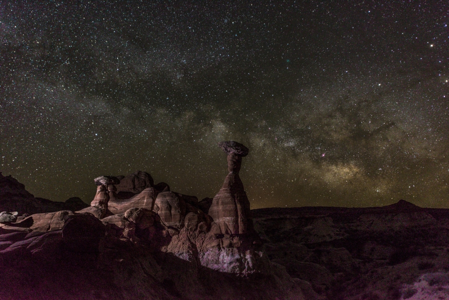 "The Toadstools" and the Milky Way+