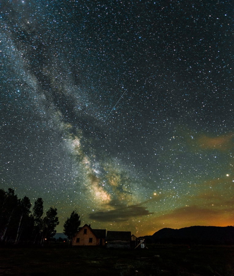 The Milky Way From Mormon Row