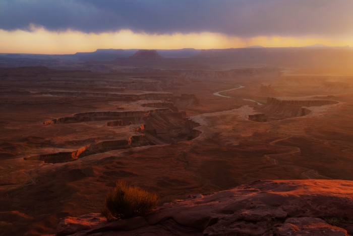 Sunset at the Green River Overlook +