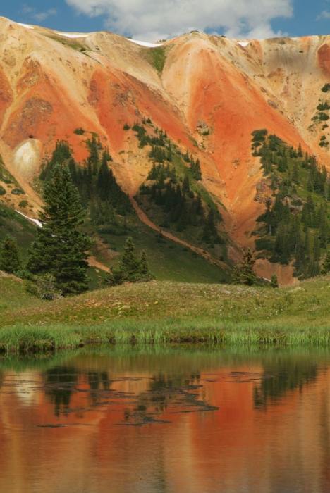 Red Mountain Reflections