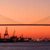 Talmadge Bridge at Sunset