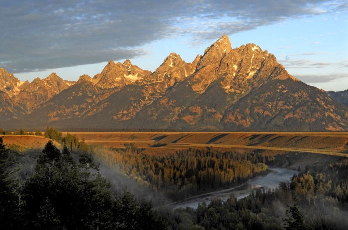 Sunrise on the Tetons +