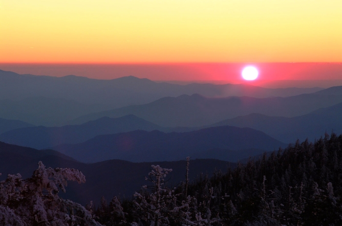 Sunset from Clingman's Dome 