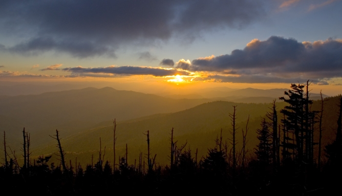 Sunset at Clingman's Dome +