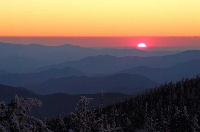 Sunset from Clingman's Dome -4