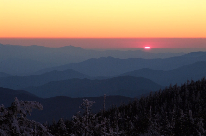 Sunset from Clingman's Dome -6