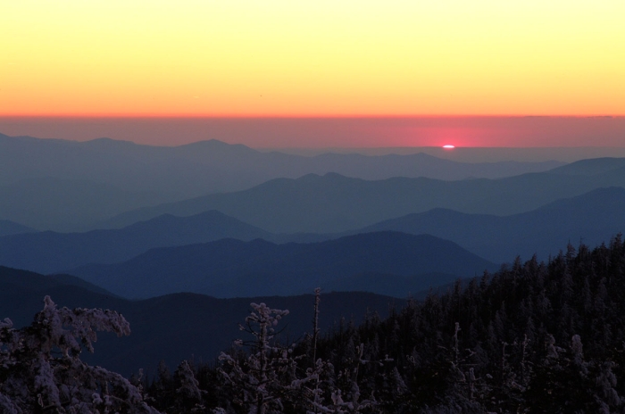 Sunset from Clingman's Dome - 7