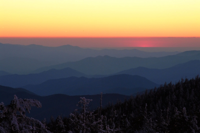 Sunset from Clingman's Dome - 9