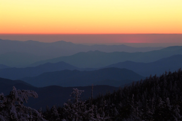 Sunset from Clingman's Dome -10