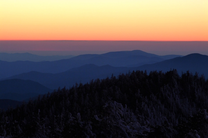 Sunset from Clingman's Dome - 12