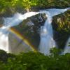 Mistbow at Sol Duc Falls