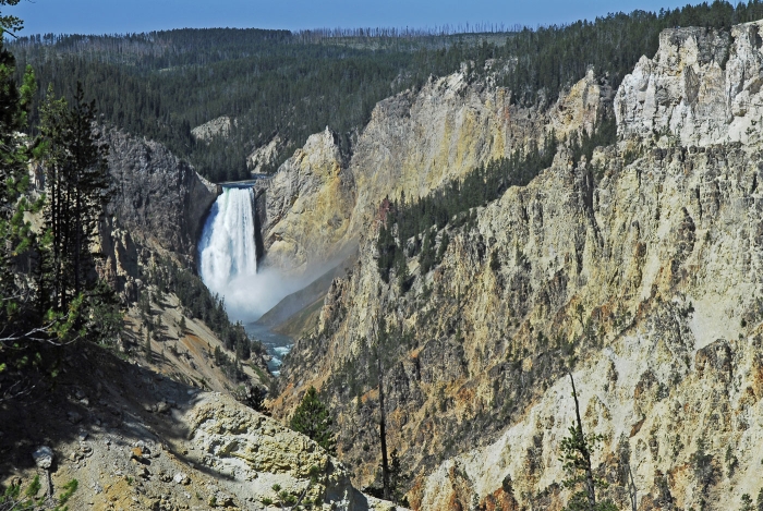 Lower Yellowstone Falls  II +