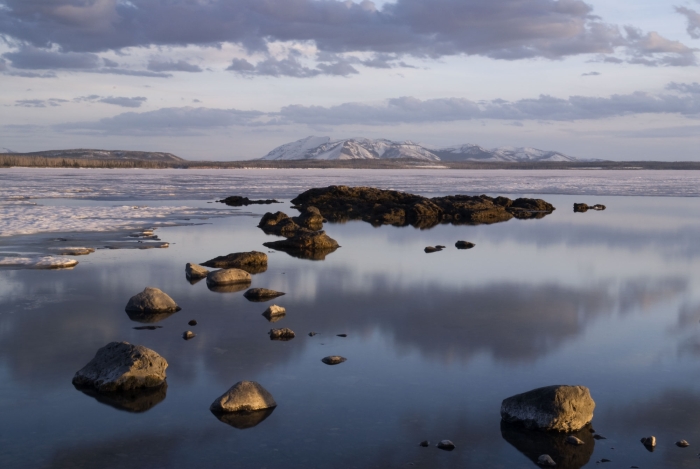 Lake Yellowstone in May +