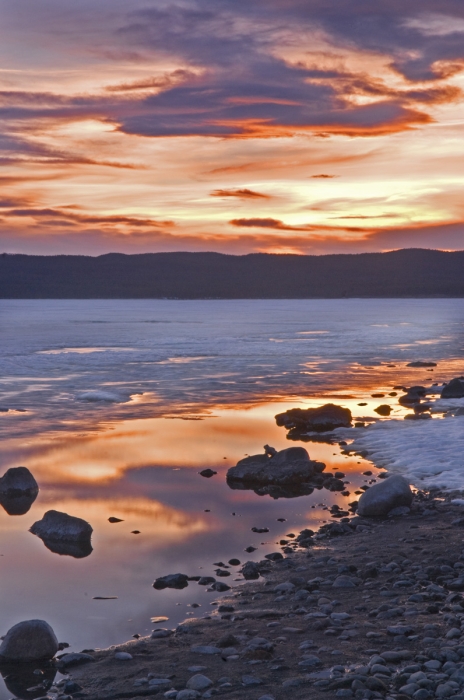 Sunset at Pumice Point - Lake Yellowstone