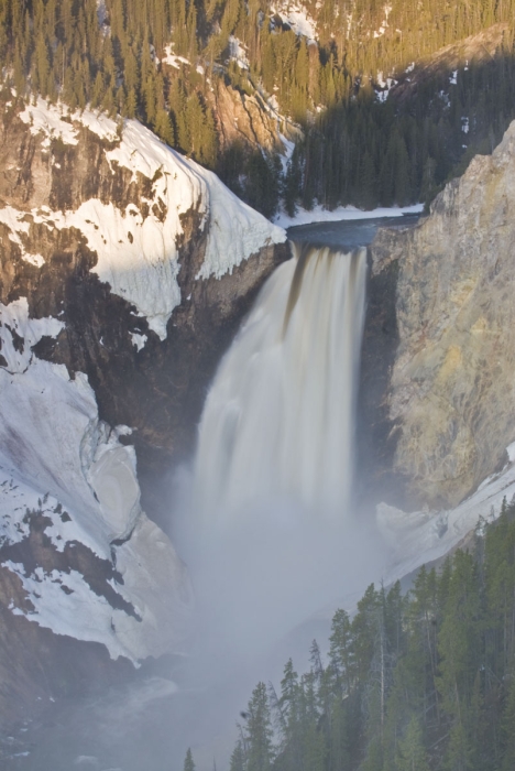 The Lower Falls of the Yellowstone River