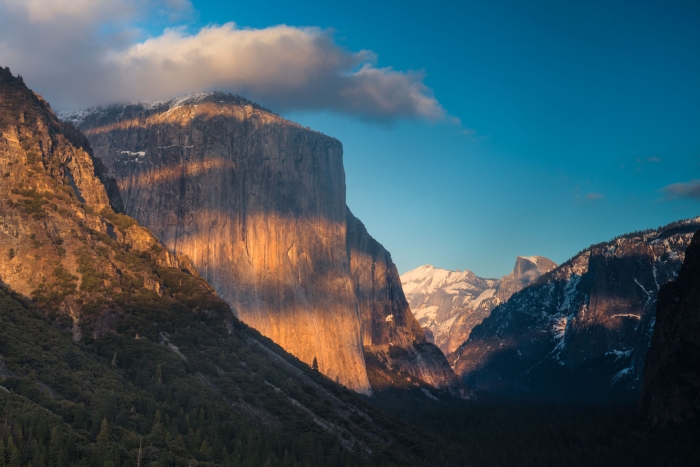 El Capitan Sunset - Clouds & Shadows