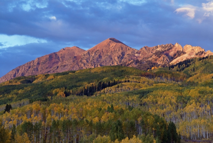 Ruby Mountain at Sunset 