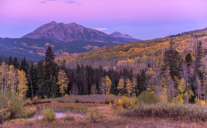 Belt of Venus & East Beckwith Peak