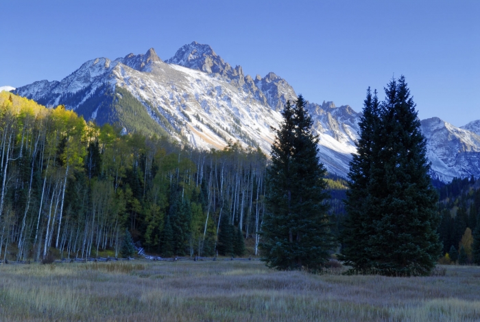 Sneffels from the Blue Lakes Trailhead +