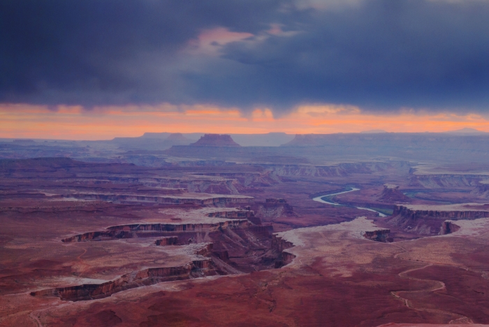 Sunset at Green River Overlook