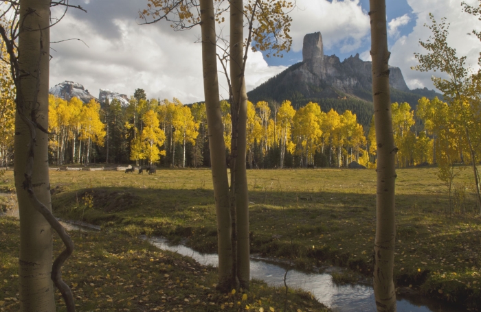 Chimney Peak from Kate's Meadow +