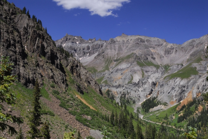 The Road to Yankee Boy Basin +