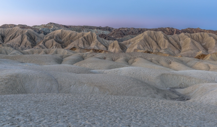 Sunrise at Twenty Mule Team Canyon