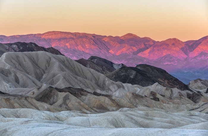 Early Morning at Twenty Mule Team Canyon