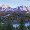 The Grand Tetons at Sunrise +