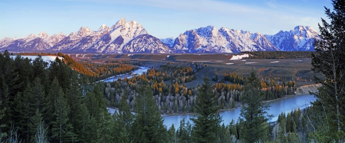 The Grand Tetons at Sunrise +