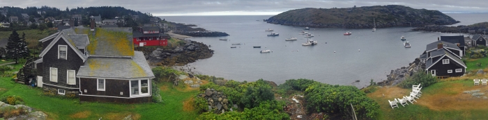 Monhegan Harbor Panoramic +