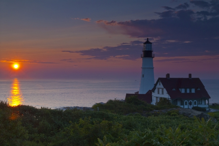 Sunrise at Portlandhead Lighthouse