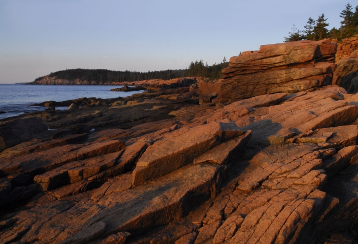 Sunrise on the Rocky Shores of Maine +