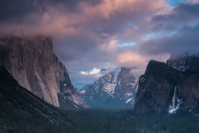 Sunset on Yosemite +