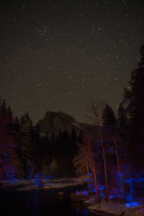 The Half Dome Blue Light Special