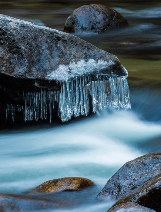 Ice Curtain Closeup