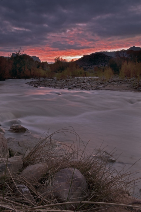 Sunrise on the Virgin River