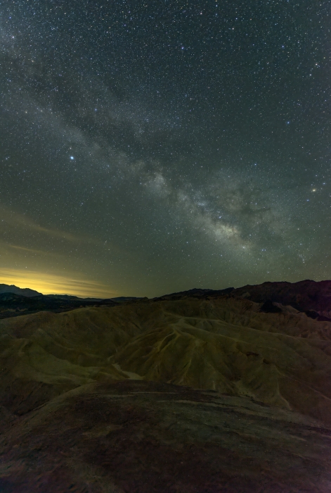 The Milky Way from Zabriskie Point