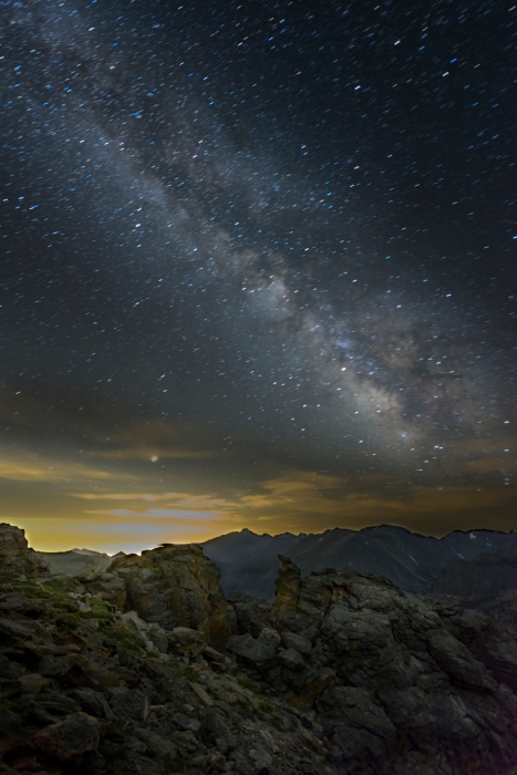 Late Night In Rocky Mountain NP