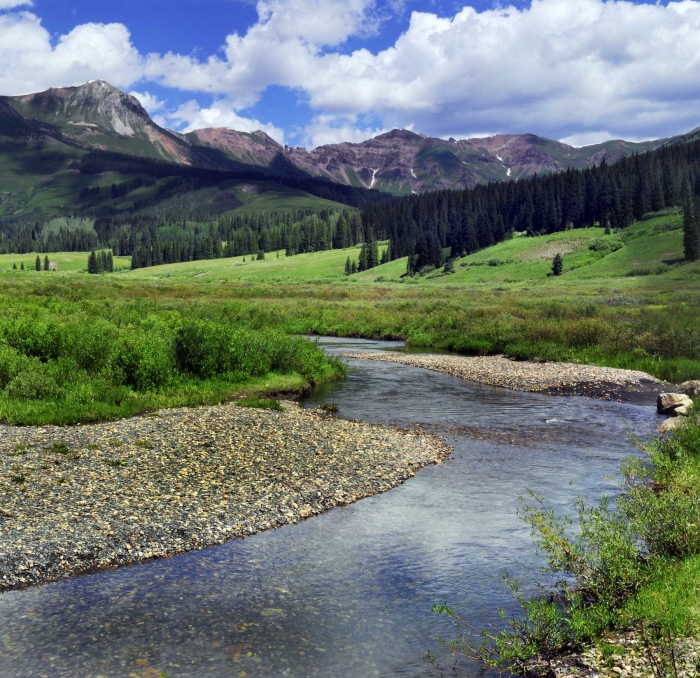 The East River & The Elk Mountains