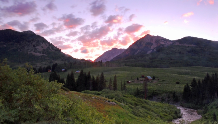 Sunrise Over The Elk Mountains