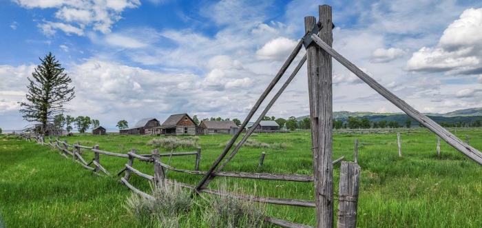 Behind the Middle Barn